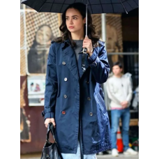The Life List Sofia Carson Blue Coat